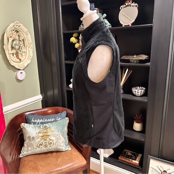 Eastern Mountain Sports Black Fuzzy Vest Size M - Picture 5 of 8